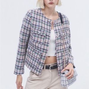HM Textured Weave Tweed Jacket